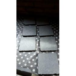 Wand tegels met de hand gehakte leisteen 14 X 14 X 1.2 cm