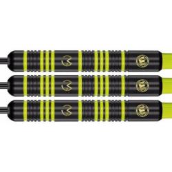 Winmau dartpijlen Michael van Gerwen Ambition black brass 22