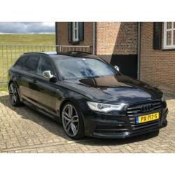 Audi A6 3.0 TDI 230KW Avant Quat S-tr 2013 Zwart biturbo