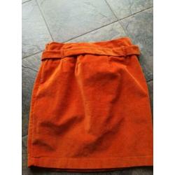 Corduroy paperback rok van Object , maat 36