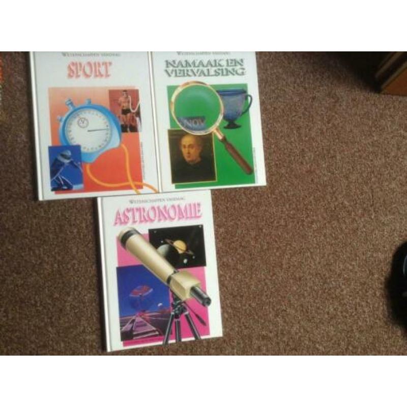 Boeken ; Wetenschappen vandaag :3 stuks