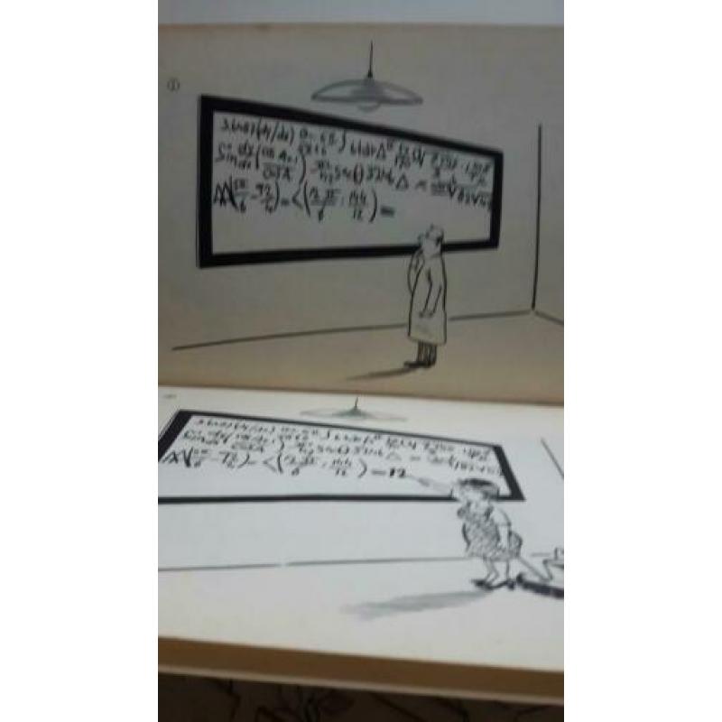 Uit de school geklapt. Door Marcus. Cartoons.