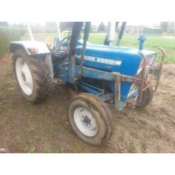Ford 2000, ford 2000 met voorlader, ford tractor.