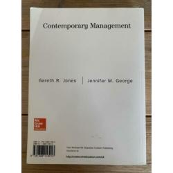 Contemporary Management by Jones & George