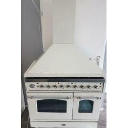 Uitstekende Boretti fornuis 5_pits 90cm oven in afzuigkap