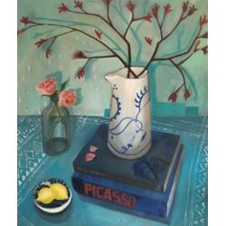 Groot schilderij Sylvia_Frankena