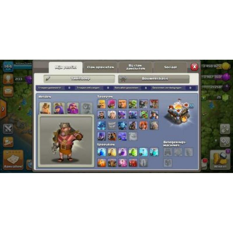 Clans of clans account