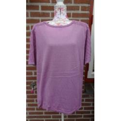 Prachtige Vintage/Retro Dames Trui/Tuniek Lila Mt 44 Zgan !