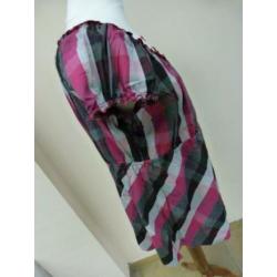 Geruite top, tuniekje van Street one, maat 44 L