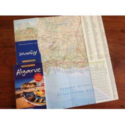 Algarve Portugal ANWB reisgids n+ GROTE KAART