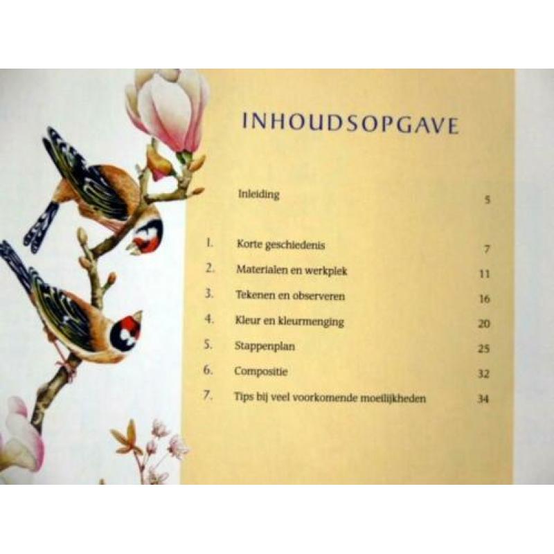 Aquarel - Bloemen in waterverf (Aquarel) - nieuw