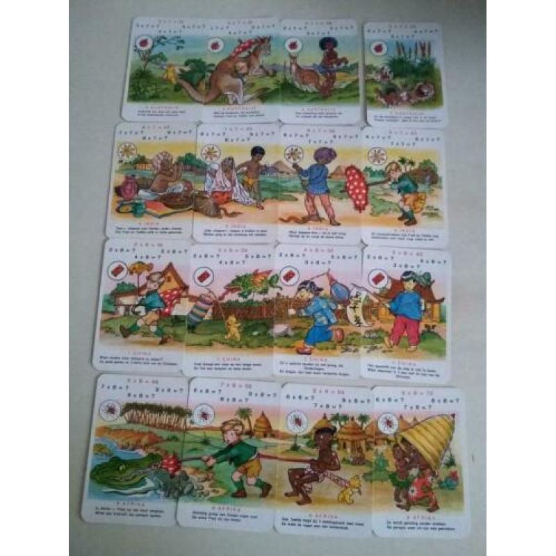 Vintage kwartet freddies avontuurlijke luchtreis jaren 70