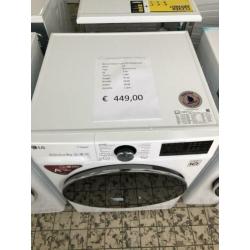 Lg wasmachine 8 en 9 en 10.5 en 17 kilo