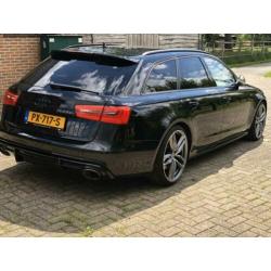 Audi A6 3.0 TDI 230KW Avant Quat S-tr 2013 Zwart biturbo