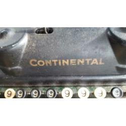 Prachtige 85 jaar oude  continental ,  prima werkende  reken