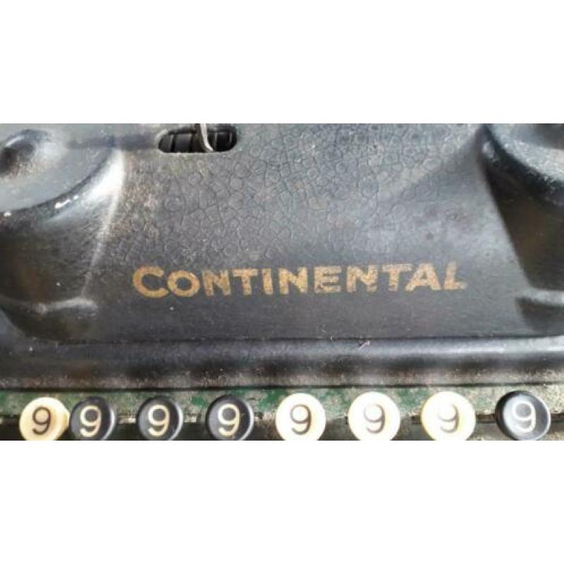 Prachtige 85 jaar oude  continental ,  prima werkende  reken