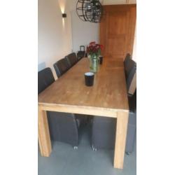Grote Teak houten eettafel