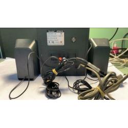 Hercules XPS210 met logitech speakerset