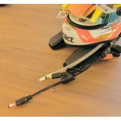 Audio/drinkset voor F1 helm scale 1:2 Max Verstappen