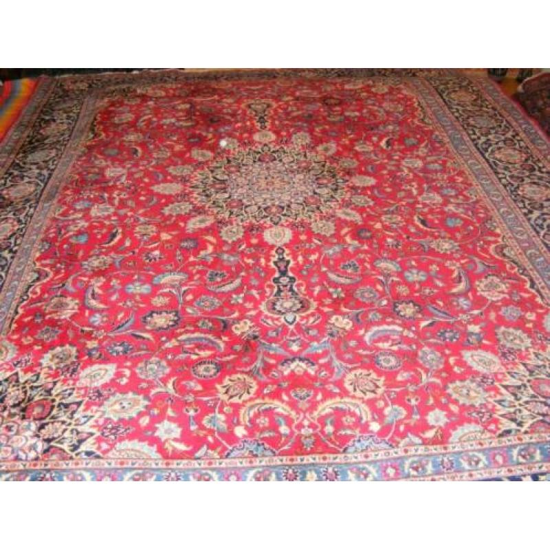 Handgeknoopt Perzisch Tapijt/Kleed Kashmar Maat:2.97X3.96,cm
