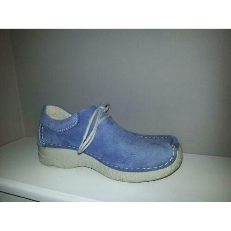 Wolky schoenen blauw maat 37