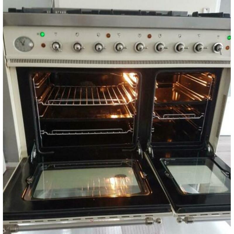 Uitstekende Boretti fornuis 5_pits 90cm oven in afzuigkap