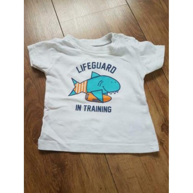 Setje korte broek en t-shirt maat 62