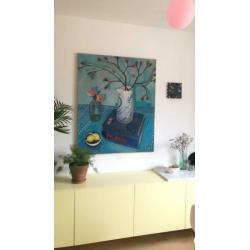 Groot schilderij Sylvia_Frankena