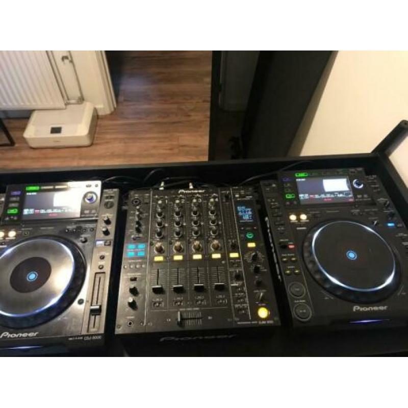 Dj set pioneer cdjm 2000 mixer djm 850
