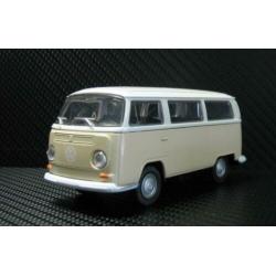 1:32 Creme/witte Volkswagen personenbus T 2 + doos