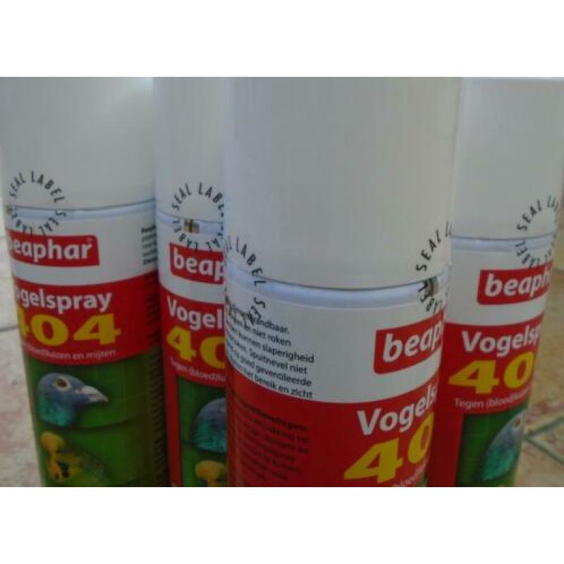 Beaphar 404 vogelspray ONGEBRUIKT!