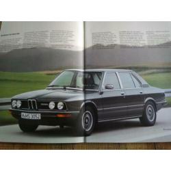 BMW 5 serie e12 folder uit 1/1978