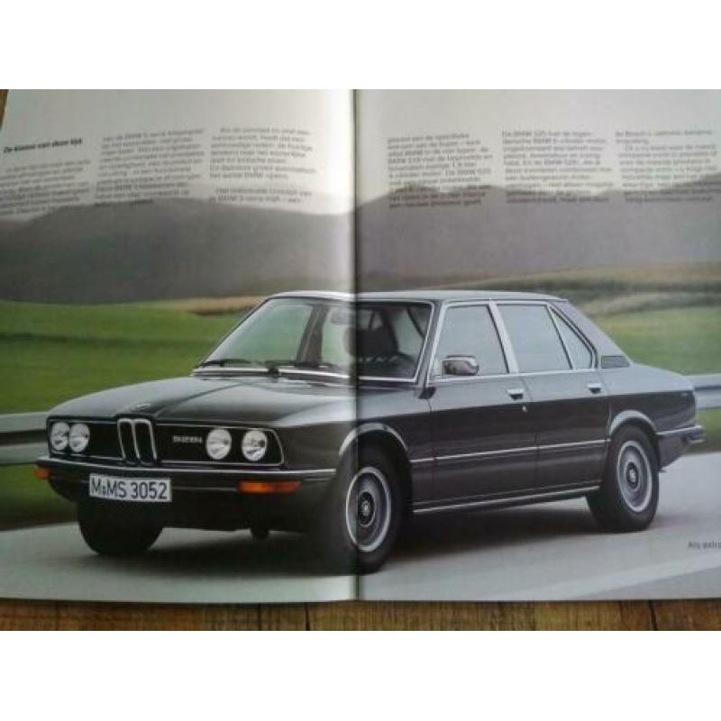 BMW 5 serie e12 folder uit 1/1978