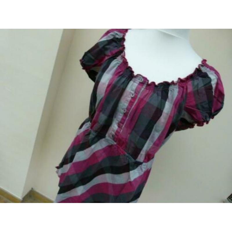 Geruite top, tuniekje van Street one, maat 44 L