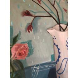 Groot schilderij Sylvia_Frankena