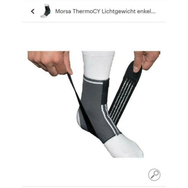 Nieuwe lichtgewicht thermo enkelbrace maat S