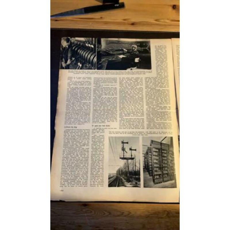 Paginagroot knipsel seinstelsel NX Kath. Illustratie 1954