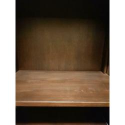 3 Lundia boekenkasten donkerbruin