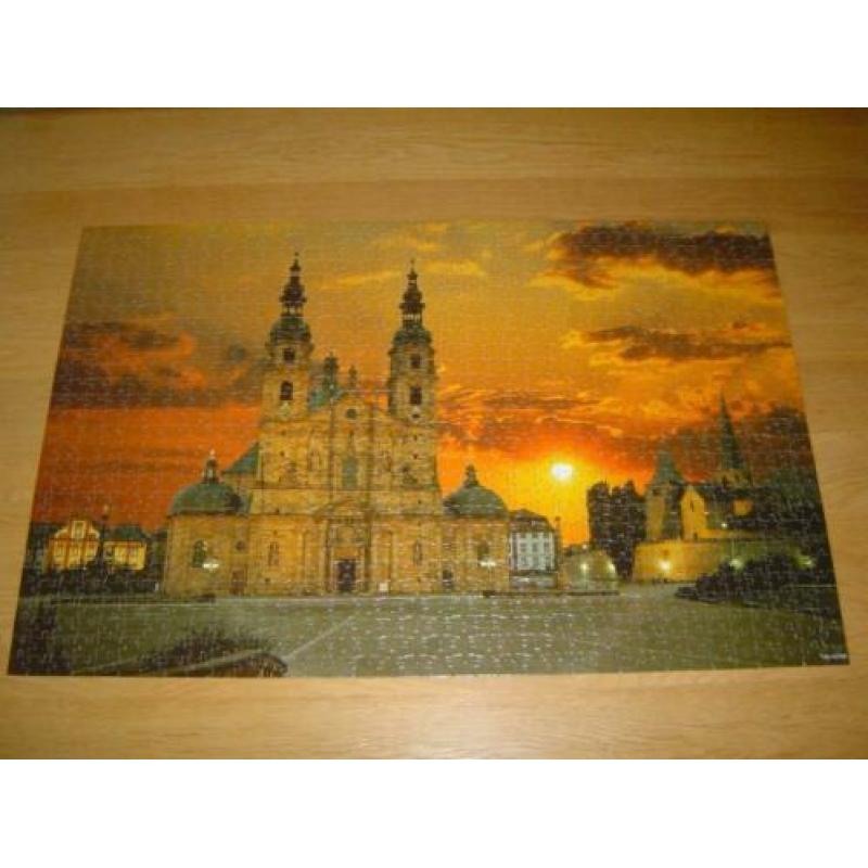 6 puzzels: Michaelskirche, paard, vissen, R.Poortvliet, mint