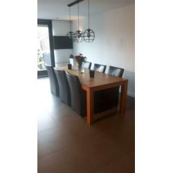 Grote Teak houten eettafel