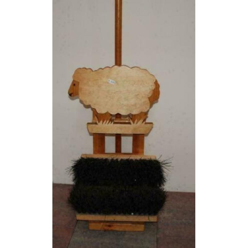 Laarzenveger/ Laarzenboste / Houten Voetenveger / Borstelmat
