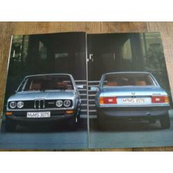 BMW 5 serie e12 folder uit 1/1978