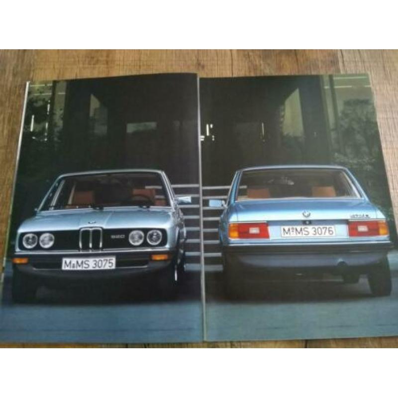 BMW 5 serie e12 folder uit 1/1978