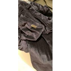 Paul & Shark dames broek - fluweel donkerblauw - maat 48
