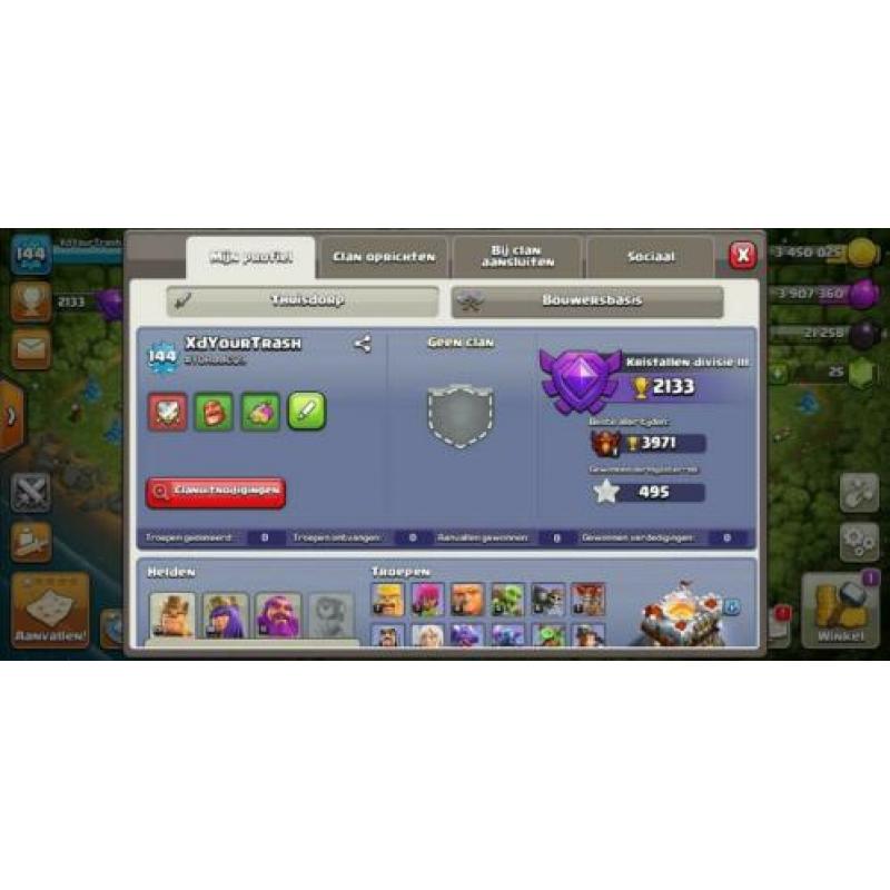 Clans of clans account