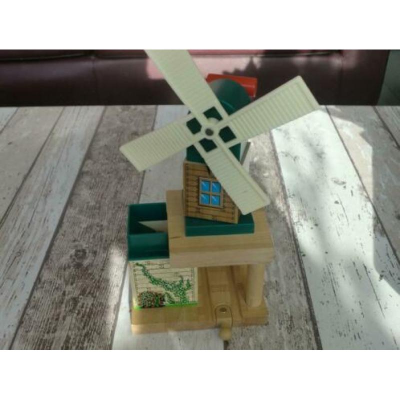 thomas de trein hout serie molen set