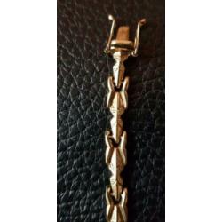 14 karaat gouden armband