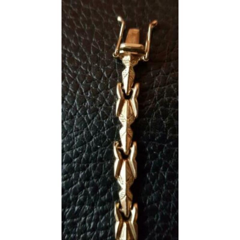14 karaat gouden armband
