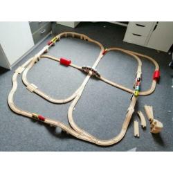 IKEA houten trein-spoorbaan