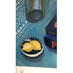 Groot schilderij Sylvia_Frankena
